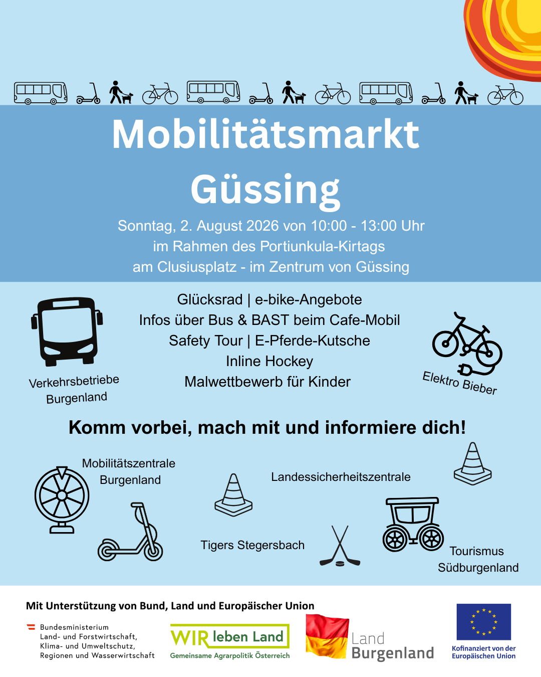 Bewerbung Mobilitätsmarkt Güssing 2026